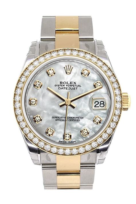 rolex 31mm lady datejust|rolex datejust 31 diamond bezel.